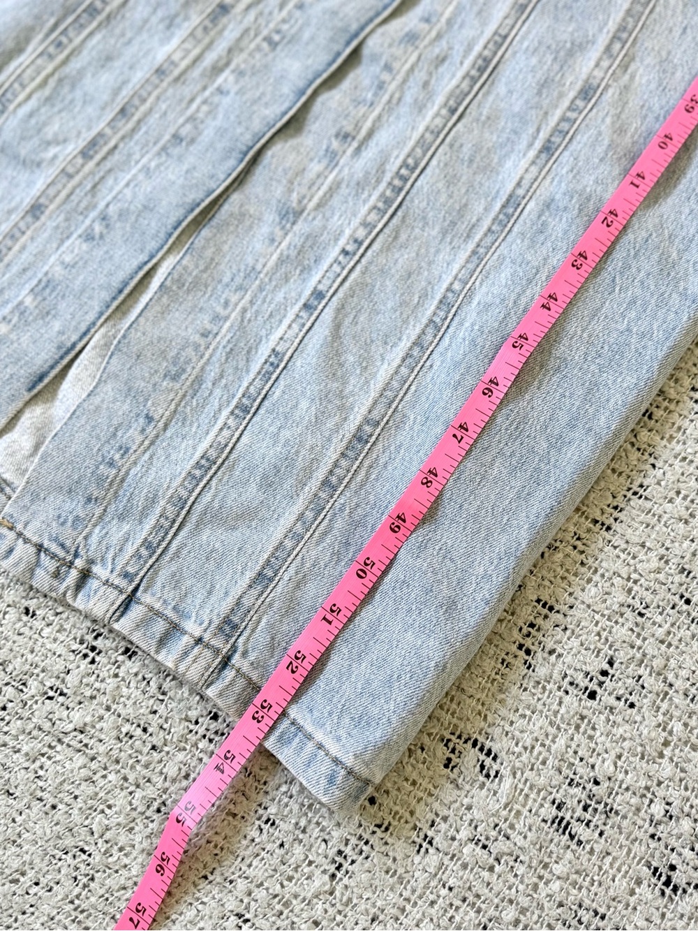 Zara Light Blue Denim Button-Front Maxi Dress Size S - Picture 5 of 10